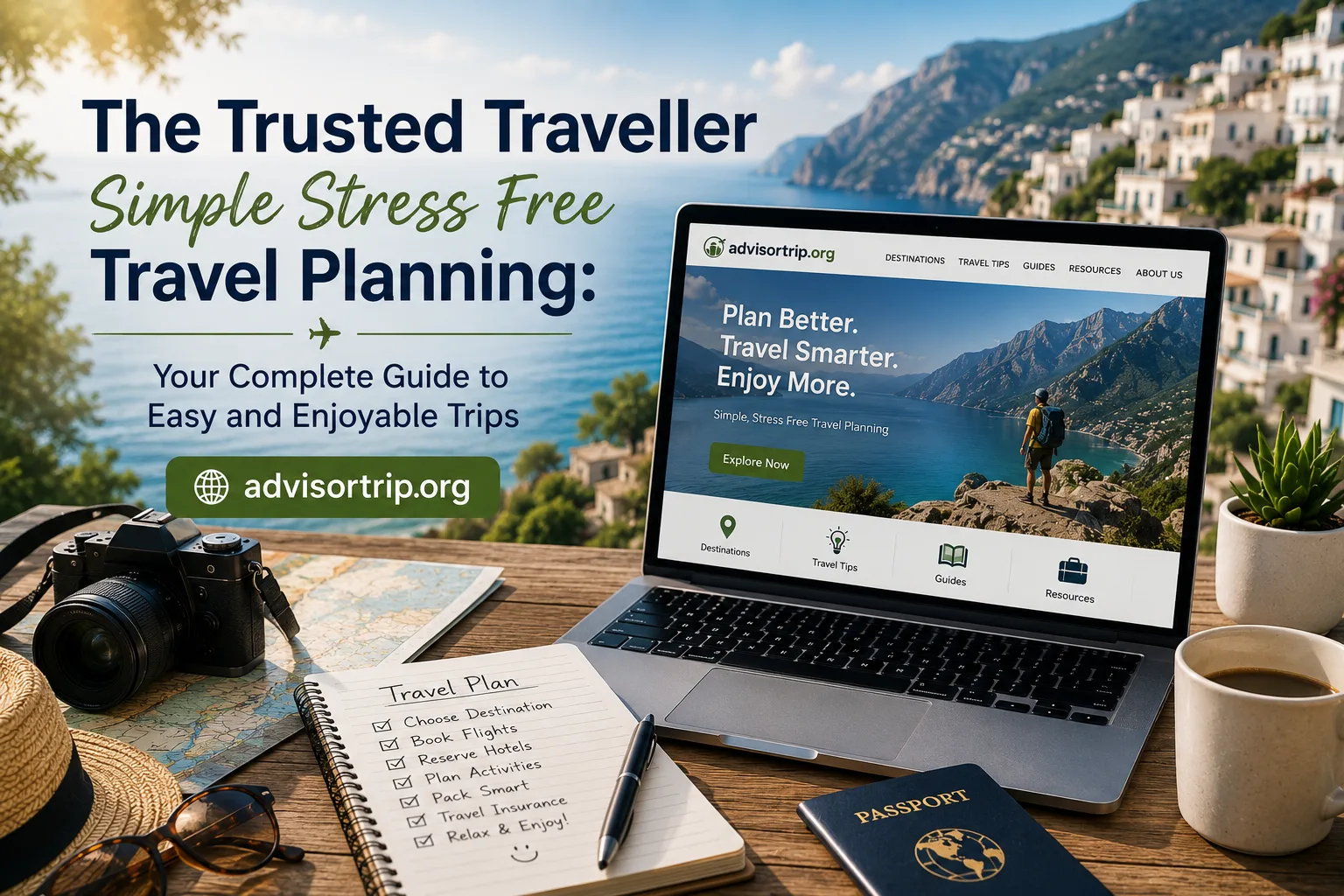 The Trusted Traveller Simple Stress Free Travel Planning: Your Complete Guide to Easy and Enjoyable Trips