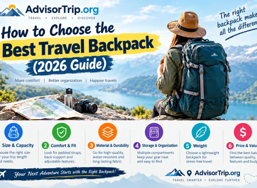 How to Choose the Best Travel Backpack (2026 Guide)