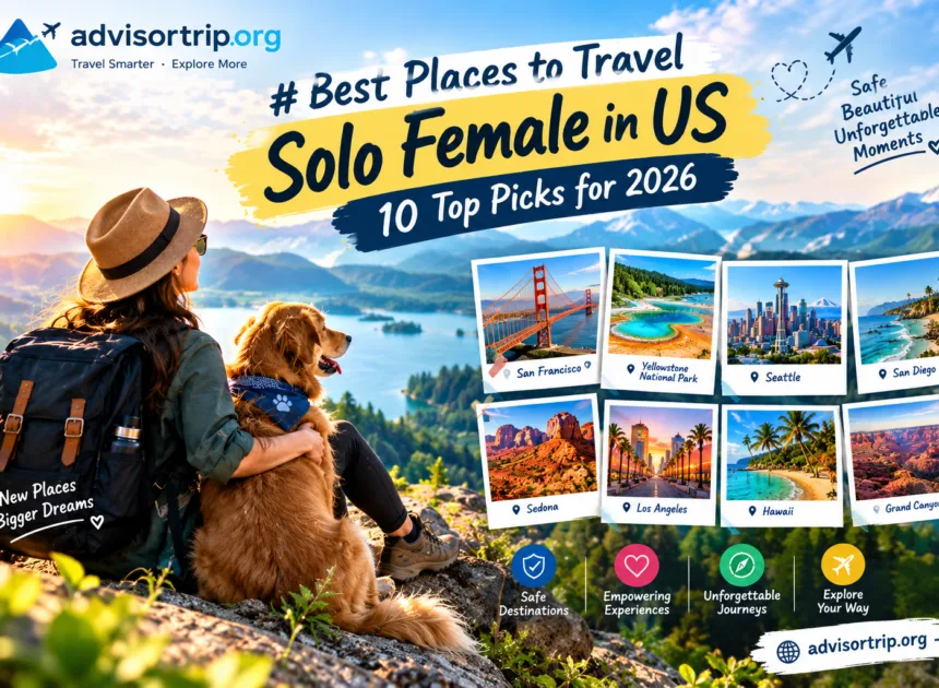 Best Places to Travel Solo Female in US: 10 Top Picks for 2026